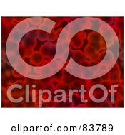 Royalty Free RF Clipart Illustration Of A Red Cells Background by Arena Creative