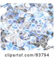 Royalty Free RF Clipart Illustration Of A Background Of Blue Electric Plasma