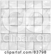 Royalty Free RF Clipart Illustration Of A White Glass Tile Background by Arena Creative