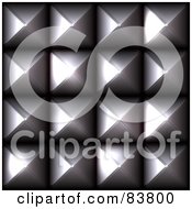 Royalty Free RF Clipart Illustration Of A Studded Texture On Black