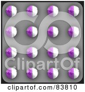 Poster, Art Print Of Blister Package Of Purple And White Pills