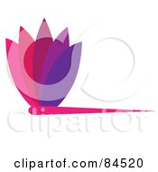 Colorful Floral Logo Design Element