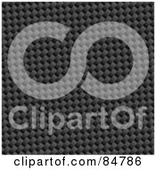 Royalty Free RF Clipart Illustration Of A Textured Carbon Fiber Background In Gray Version 5