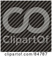 Royalty Free RF Clipart Illustration Of A Textured Carbon Fiber Background In Gray Version 3