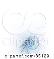 Royalty Free RF Clipart Illustration Of An Abstract Fractal Design Background Version 38