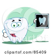 Poster, Art Print Of Happy Tooth With An Xray