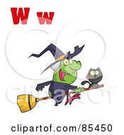 Witch With Letters W