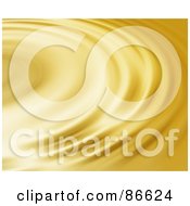 Royalty Free RF Clipart Illustration Of A Golden Ripply Surface by Arena Creative