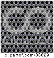 Grate With Holes Over Black