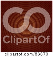 Poster, Art Print Of Circular Brown Ripple Background