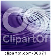 Royalty Free RF Clipart Illustration Of A Purple Ripple Background
