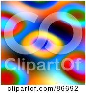 Poster, Art Print Of Funky Colorful Circle Background