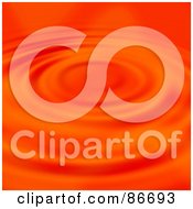 Royalty Free RF Clipart Illustration Of An Orange Ripply Background