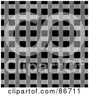 Royalty Free RF Clipart Illustration Of A Metal Weave Grate Background by Arena Creative