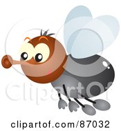 Poster, Art Print Of Cute Shiny Fly Bug