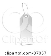 Poster, Art Print Of Blank White 3d Label Tag