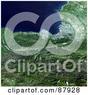 Poster, Art Print Of Aerial 3d View Of The Port-Au-Prince Region In Haiti January 21st 2010