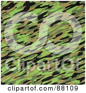 Seamless Green Camouflage Texture Background