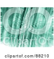 Royalty Free RF Clipart Illustration Of A Green Ripply Background