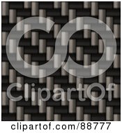 Realistic Carbon Fiber Texture In Diagonal Rows