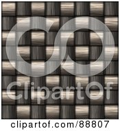 Royalty Free RF Clipart Illustration Of A Carbon Fiber Seamless Background
