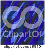 Royalty Free RF Clipart Illustration Of A Dark Blue Army Camouflage Background