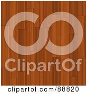 Royalty Free RF Clipart Illustration Of A Cherry Wood Floor Background