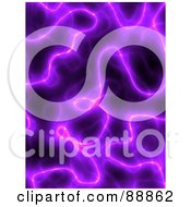 Poster, Art Print Of Purple Electric Background