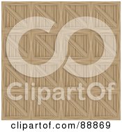 Poster, Art Print Of Wooden Crates Pattern Background