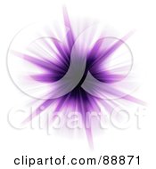 Royalty Free RF Clipart Illustration Of A Purple Burst On White