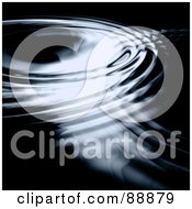 Royalty Free RF Clipart Illustration Of A Dark Surface With Ripples