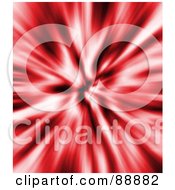 Royalty Free RF Clipart Illustration Of A Blurry Red Burst