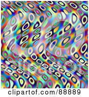 Poster, Art Print Of Wavy Funky Kaleidoscope Background