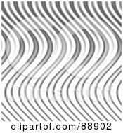 Poster, Art Print Of Wavy Silver Flame Background