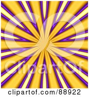 Royalty Free RF Clipart Illustration Of A Purple And Orange Burst Background