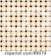 Royalty Free RF Clipart Illustration Of A Loose Basket Weave Texture