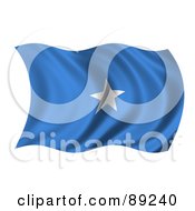 Poster, Art Print Of 3d Silky Rippling Somalia Flag