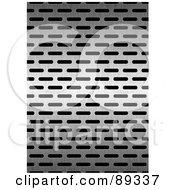 Poster, Art Print Of Stainless Steel Grate Background
