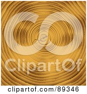 Royalty Free RF Clipart Illustration Of A Wood Cross Section Of A Tree