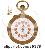 Poster, Art Print Of Pocket Watch With Extra Arms - Version 2