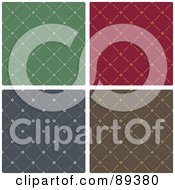 Poster, Art Print Of Digital Collage Of Sewn Pattern Backgrounds - Version 2