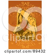 Poster, Art Print Of Man In A Yoga Pose - Version 4