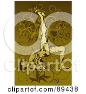 Poster, Art Print Of Man In A Yoga Pose - Version 1
