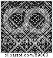 Poster, Art Print Of Seamless Diamond Pattern Background - Version 1