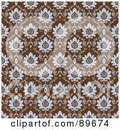 Poster, Art Print Of Seamless Floral Pattern Background - Version 42