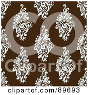 Royalty Free RF Clipart Illustration Of A Seamless Swirl Pattern Background Version 6