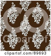 Poster, Art Print Of Seamless Swirl Pattern Background - Version 6