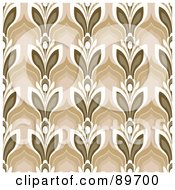 Poster, Art Print Of Seamless Floral Pattern Background - Version 54