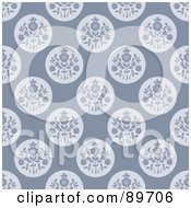 Royalty Free RF Clipart Illustration Of A Seamless Floral Pattern Background Version 41