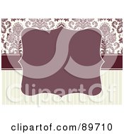 Poster, Art Print Of Invitation Border And Frame With Copyspace - Version 18